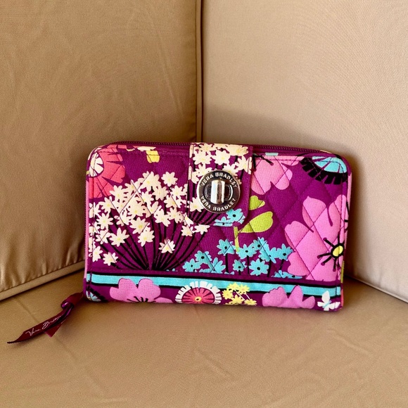 Vera Bradley Handbags - Vera Bradley, "Flutterby" Twist Lock Wallet